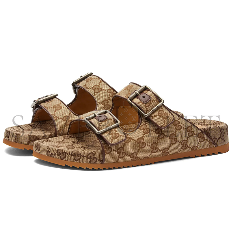 GUCCI SIDELINE GG LOGO SANDAL 658020